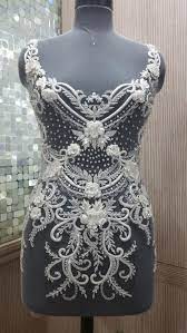 Hand Beaded And Embroidered Wedding Dress Bodice In Over 50 Styles Paris Embroidered Wedding Dress Diy Dress Embroidery Fashion