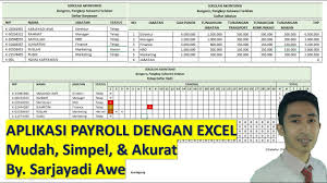 Format slip gaji direkturexcel / contoh slip gaji karyawan. Aplikasi Payroll Dengan Menggunakan Excel Bisa Cetak Slip Gaji Otomatis Dan Rekap Absensi Youtube