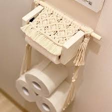 サイズ変更可 送料無料 マクラメ編みカフェカーテン マクラメタペストリー トイレットペーパーホルダー インテリア タペストリー タペストリー