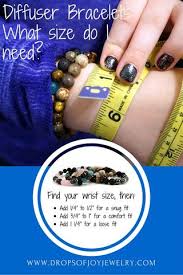 diffuser bracelets how to find your size drops of joy