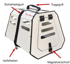 Www Paulibox De Sicher Mobil Mit Hund Hundebox Fur Den Rucksitz Hundebox Rucksitz Sicherheitsgurt