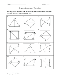 Similar figures are therefore not congruent. Triangle Congruence Triangles Worksheet Answers Snowtanye Com
