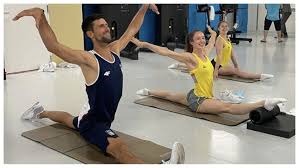 Official tennis player profile of novak djokovic on the atp tour. Tennis Olympics 2021 Djokovic Stretches With Gymnasts In Tokyo Marca