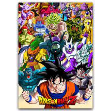 Quelques qr codes dragon ball fusions pour bien demarrer worldwide versus battles real time battles against db fans from around the world. Dbz Poster Son Goku Classic Anime Silk Art Poster Dbz Shop