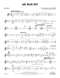 Electric Light Orchestra Mr Blue Sky Arr Roger Holmes Alto Sax 1 Sheet Music Pdf Notes Chords Jazz Score Jazz Ensemble Download Printable Sku 442452