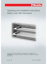 View and download miele h4080bm operating and installation instructions online. Miele Dgm 6800 Operating And Installation Instructions Pdf Download Manualslib