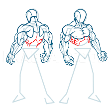 Maybe you would like to learn more about one of these? How To Draw Muscles Step By Step Drawing Guide By Kingtutorial Dragoart Com