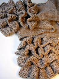 Tension needle size and tension are variable due to the special technique required to knit this ruffle yarn. Kathryn Ivy Marc Jacobs Inspired Ruffle Scarf