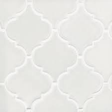 Heirloom Linen Arabesque Porcelain Mosaic Porcelain Mosaic Heirloom Linens Arabesque Tile