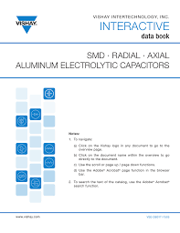 Smd Radial And Axial Aluminum Electrolytic Capacitors