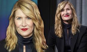 Laura Dern is all business in black suit as she speaks on-stage at  SAG-AFTRA Foundation event in LA