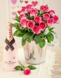 Check spelling or type a new query. Moet Champagne With Pink Roses In An Ice Bucket Moet Chandon Champagne Pink Roses Birthday Flowers Bouquet