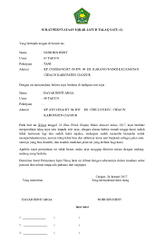 Yang bertanda tangan di bawah ini dengan kesadaran bersama tanpa paksaan atau tekanan dari pihak manapun juga, maka dengan ini pada hari saya pihak pertama (suami) menyatakan ikrar talak 3 (tiga) kepada Doc Surat Pernyataan Iqrar Jatuh Talaq Satu Benhur Wanhur Academia Edu
