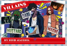 Mustard is a minor antagonist from the manga/anime series, my hero academia. Boku No Hero Academia Dabi Hikiishi Kenji Mustard Postcard A3 Myfigurecollection Net