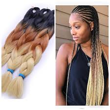 3 Tone Ombre Braiding Hair Jumbo Braiding Hair Braided Hairstyles Hair Extensions For Short Hair