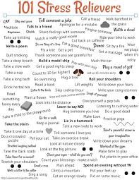 101 Ways To Relieve Stress Write It Down How To Relieve Stress Ways To Relieve Stress Stress