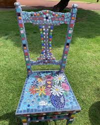 Instagram Post By Mosaic Madams Mar 28 2020 At 10 20am Utc Mosaic Wooden Chair Old Wood