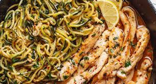 Chicken and zucchini are the perfect match for simple and delicious summer dinners that will tempt your family to the table. 15 Minute Cowboy Butter Chicken Recipe With Zucchini Noodles Butter Chicken Recipe Eatwell101