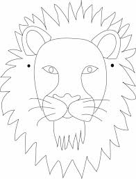 Disegni Di Carnevale Disegno Di Un Leone Travestimento Da Ritagliare Oggetti Biblici Disegni Da Colorare Per Bambini Maschere