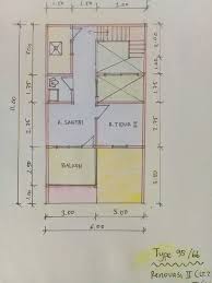 Perhatikan luas lahan yang akan di. Renovasi Rumah Tipe 36 66 My Journal Life