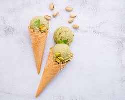 Maybe you would like to learn more about one of these? Premium Photo Pistachio Ice Cream In Waffle Cones