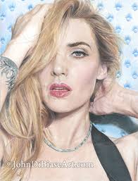 And here's a brand new drawing I did of Dwight Schrute from The Office! I  drew it freehand in colored pencil in anticipation for meeting Rainn in  person and having him sign