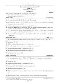 Simulare bacalaureat 2016 clasa a xi a, subiecte la matematica. Edu Ro Simulare Bac 20 Martie 2019 Xi Xii Matematica Subiecte Si Bareme Mate Info Stiinte Tehnologic Pedagogic Proba E C Clasa A 11 A Si Clasa A 12 A Jitaruionelblog Pregatire Bac Si Evaluarea Nationala