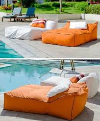 Get Extra Comfy On These Squishy Yet Supportive Outdoor Bean Bag Beds That Are Perfect For Lounging Pool Side Outdoor Daybed Outdoor Beds Pool Bed
