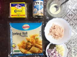 Banyak lagi lebih kulit popia ni. Resepi Popia Sayur Cheese