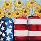 Patriotic Mason Jars