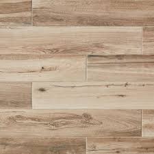 You'll get that wood look for less and you can have it everywhere you want it! Marazzi Montagna Harvestwood 6 In X 36 In Glazed Porcelain Floor And Wall Tile 348 Sq Ft Pal Home Depot Wood Tile Porcelain Wood Tile Porcelain Flooring