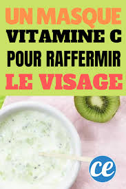 Un Masque Vitamine C Fait Maison Pour Un Visage Raffermi Vitamine E Remede Contre Les Rides Raffermir Visage