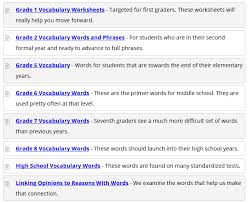 Free math worksheets for grade 7. State Standard Assessments Language Arts Vocabulary Worksheets
