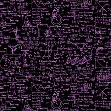 Colorful Fabrics Digitally Printed By Spoonflower Pink Physics Equations On Black Small Equations Physics Math Wallpaper