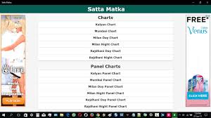 25 Rational Satta Panel Chart