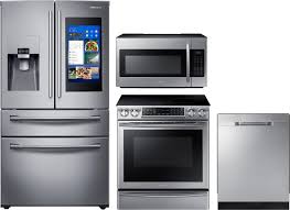 When you buy with costco, your purchase comes with all the extras to simplify your life. Samsung Sareradwmw9201 4 Piece Kitchen Appliances Package With French Door Refrigerator Electric Range Dishwasher And Over The Range Microwave In Stainless Steel
