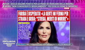 È la rivelazione di riccardo signoretti, direttore di nuovo, che ospite di barbara d'urso …. Fariba Tehrani E Stata Aggredita Per Strada Strega Devi Morire Archivio Biccy It