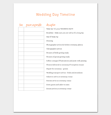 Let it inspire you to create a schedule that will give you time to enjoy your big day. Event Timeline Template 7 For Word Excel Ppt Pdf Format