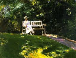 The Garden Bench Max Liebermann 1916 Max Liebermann Kunstbilder Bilder