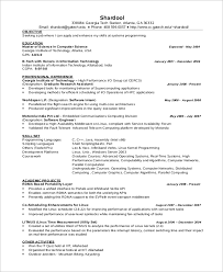 Cv templates find the perfect cv template. Free 8 Sample Computer Science Resume Templates In Ms Word Pdf
