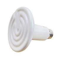 Aiicioo 100 Watts 110v Infrared Reptile Heat Lamp Poultry Ceramic Heat Emitter Chicken Heater Bulb Deta Reptile Heat Lamp Fluorescent Light Bulb Heat Lamps