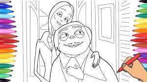 Haircut and color page boy lolita dress lolita fashion my outfit bangs hair cuts fashion outfits disney princess. The Addams Family Coloring Pages For Kids Thae Addams Family Cartoon 2019 Morticia And Gomez Youtube