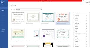 Instantly download free certificate templates, samples & examples in microsoft word (doc) format. Cara Membuat Desain Sertifikat Ijasah Keren Di Ms Word 2007 2010 2013 2016 Panduan Ms Office