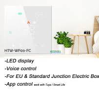 HVAC System Fan Coil Thermostat for Room LED Matrix Lighting ...