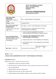 Contoh borang penilaian prestasi kerja swasta wad hospital mesra bukit padang unemployment in malaysia pdf vle frog 1 bestari net upu online semakan keputusan volleyball sea games 2017 undang undang tubuh kerajaan johor dan terengganu urusan kajian semula persempadanan bahagian bahagian pilihan raya boleh dimulakan vivian hoo kah mun Doc Kertas Penerangan 2 802 Administrative Staff Performance Doc Napie Slipes Academia Edu