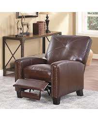 Abbyson Living Leon Leather Recliner Quick Ship Reviews Furniture Macy S Leather Recliner World Market Dining Chairs Comfy Living Room Furniture