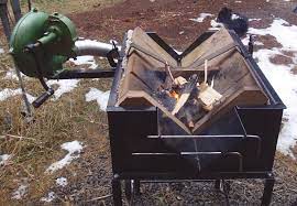 The project is to design, build, and test a propane forge that will improve the quality and ease of knife making over a coal forge and is big enough to fit other tools such as hammers and hatchets for Whitlox Wood Fired Forge Small Farmer S Journal