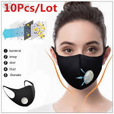 10pcs N95 Masque De Protection Ffp3 Antipollution Avec Valve Anti Pollution Mask Mask Respirator Mask