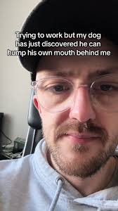 Dogs Hunching Own Face