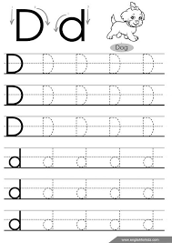 Printable Letter D Tracing Worksheet Letter D Worksheet Tracing Worksheets Preschool Letter Tracing Worksheets